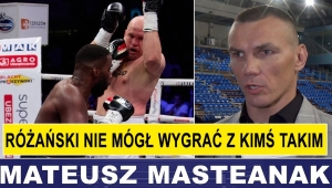 MASTERNAK PODSUMOWAŁ WALKĘ RÓŻAŃSKI - OKOLIE