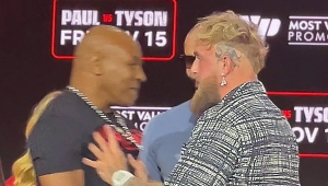 MIKE TYSON I JAKE PAUL TWARZĄ W TWARZ