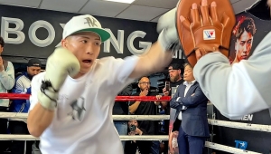 TRENING OTWARTY INOUE PRZED WALKĄ Z CARDENASEM