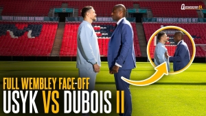 DUBOIS POPCHNĄŁ USYKA PRZY PIERWSZYM FACE TO FACE