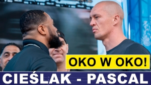 CIEŚLAK I PASCAL TWARZĄ W TWARZ PRZED WALKĄ O PAS WBC