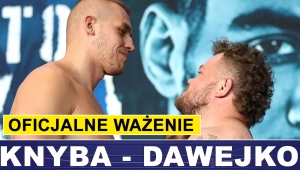 WAŻENIE PRZED GALĄ NA BROOKLYNIE, KNYBA CIĘŻSZY OD DAWEJKI