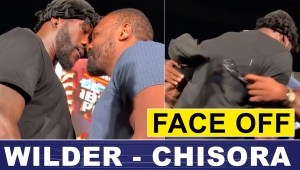 WIDEO. CHISORA I WILDER OKO W OKO!