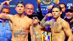 CEREMONIA WAŻENIA PRZED GARCIA - BARRIOS O PAS WBC