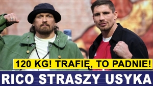 PRASÓWKA. 120 KG! JAK TRAFIĘ, TO USYK PADNIE! - STRASZY RICO